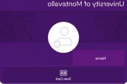 GET App Digital Payment screen with University of Montevallo and Name of Student.